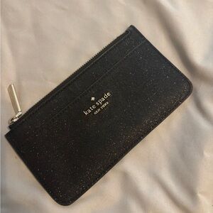 Kate Spade Black Glitter Wallet